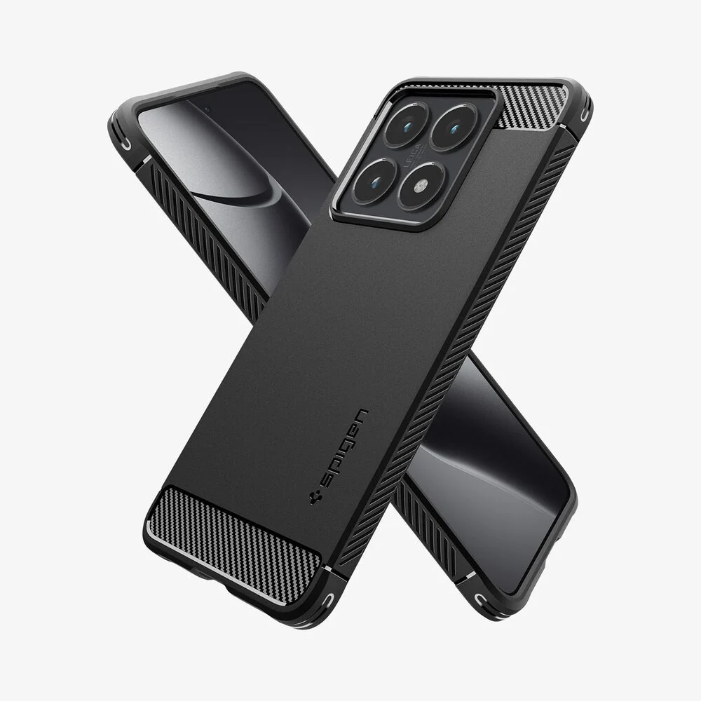 Spigen Xiaomi 14T Rugged Armor Case (Black) - Image 4