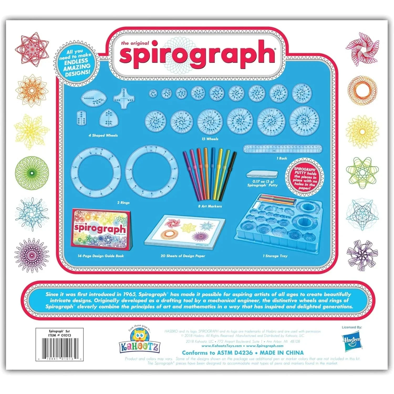 Spirograph The Original Drawing Set with Markers - Image 7