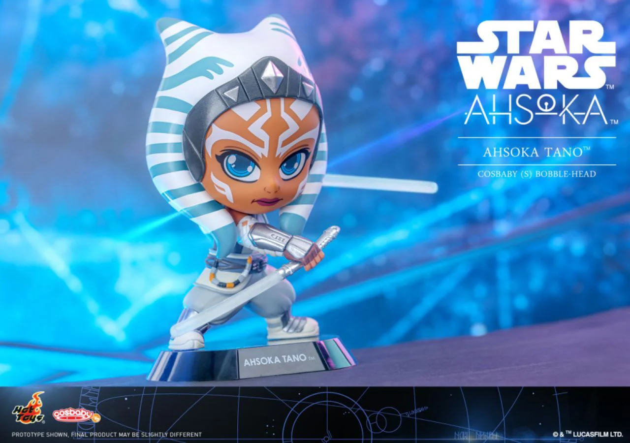 Star Wars Ahsoka Tano Jedi Warrior Cosbaby Hot Toys Display Action Figure Toy - Image 3