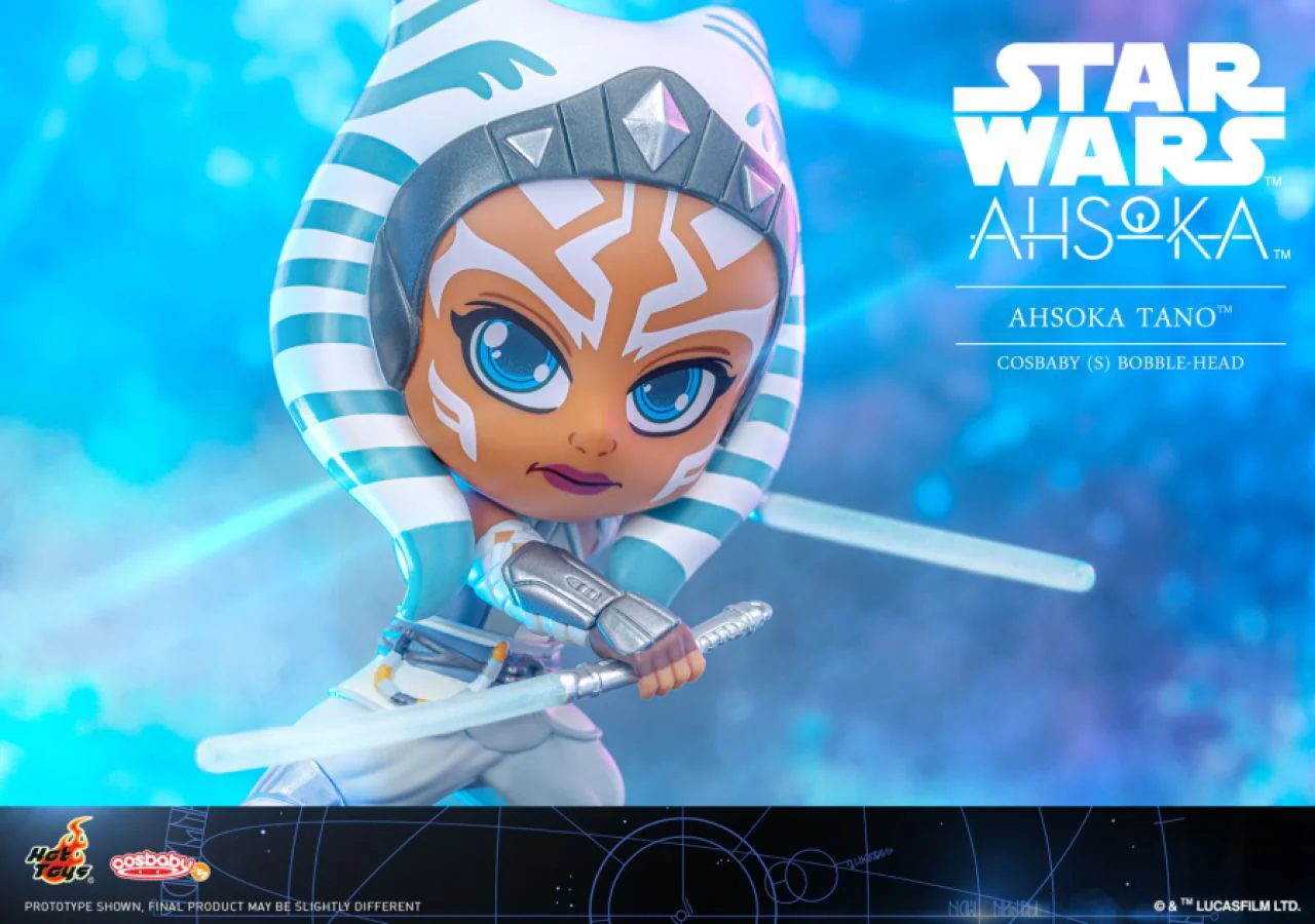 Star Wars Ahsoka Tano Jedi Warrior Cosbaby Hot Toys Display Action Figure Toy - Image 4