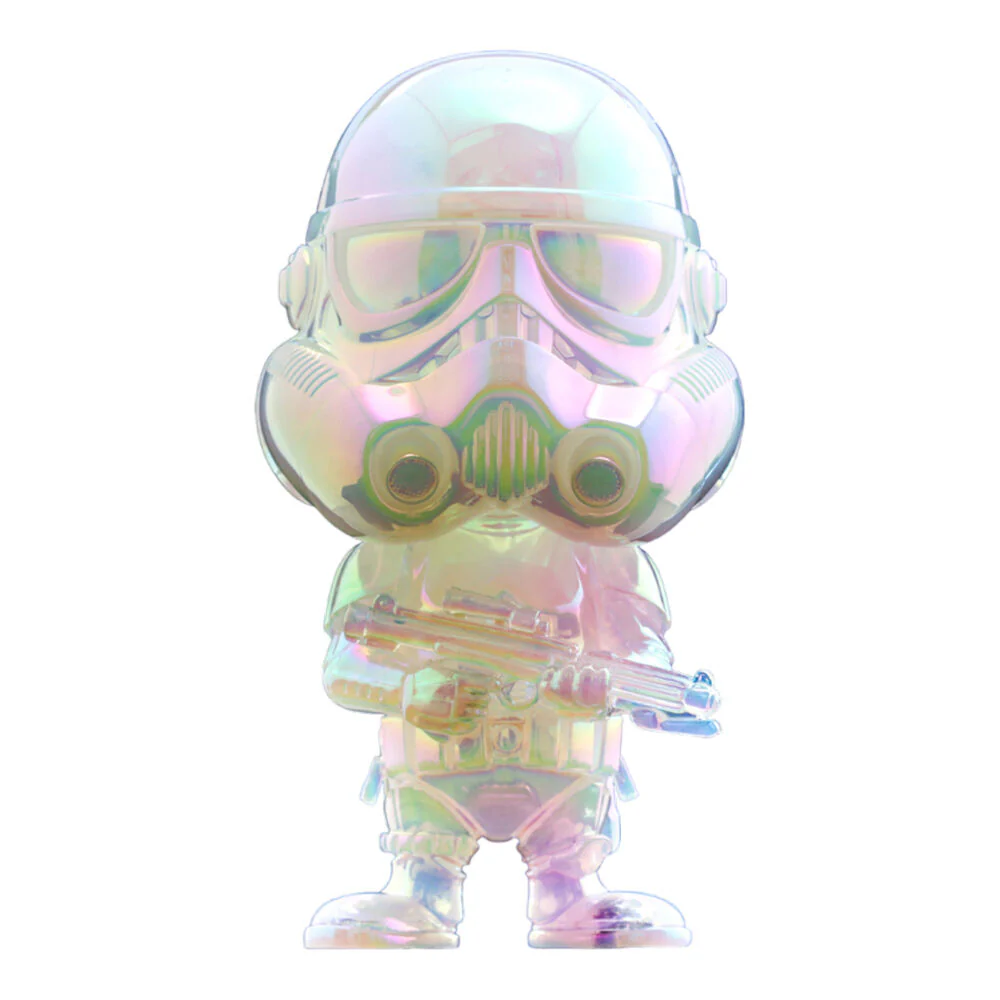 Star Wars Stormtrooper Pearlescent Trooper Cosbaby Hot Toys Action Figure Toy