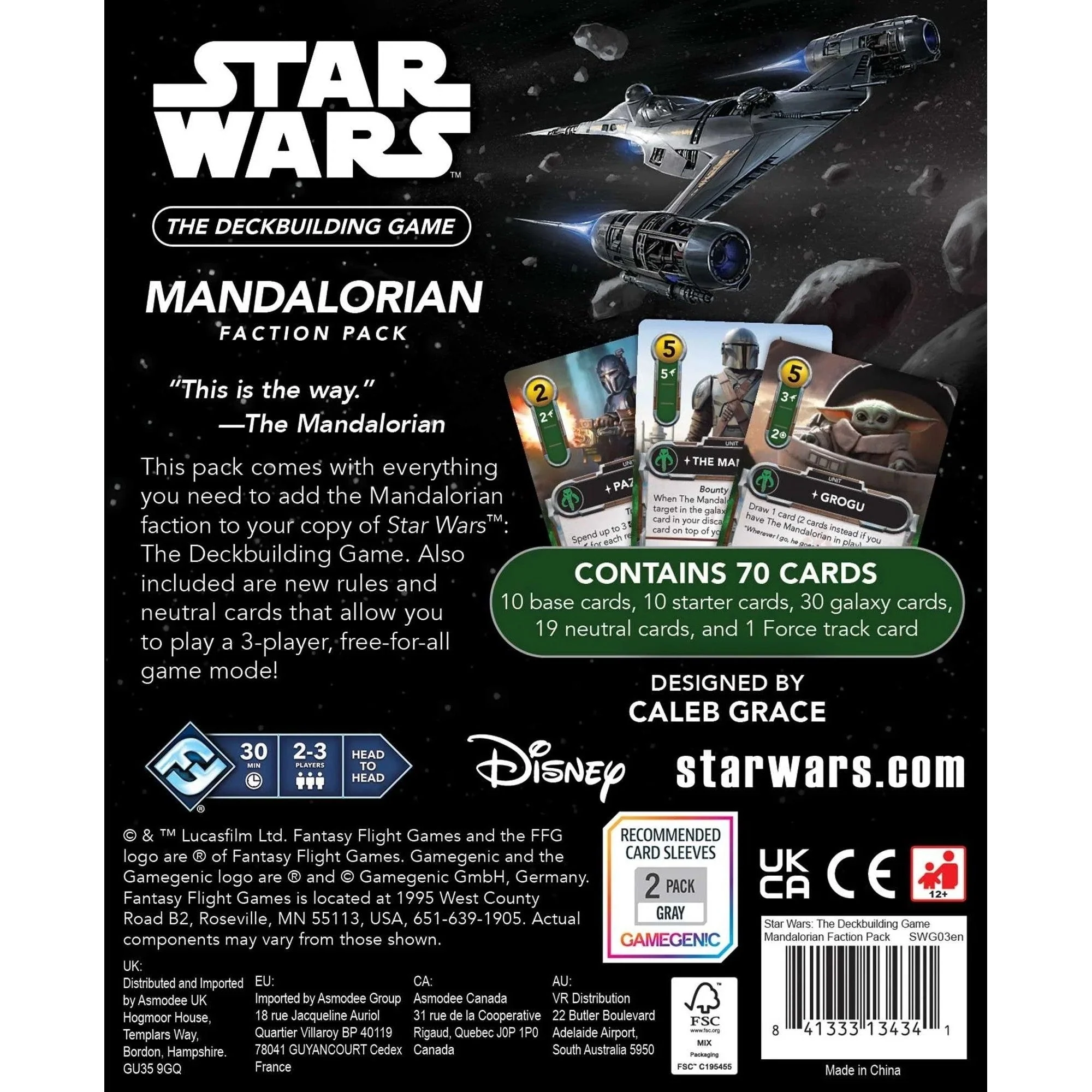 Star Wars The Deckbuilding Game - Mandalorian Faction Pack expansion Game - Image 4