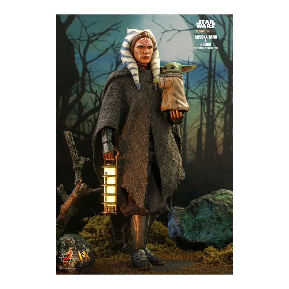 Star Wars The Mandalorian Ahsoka Tano & Grogu 1:6 Figure Collectable - Image 3