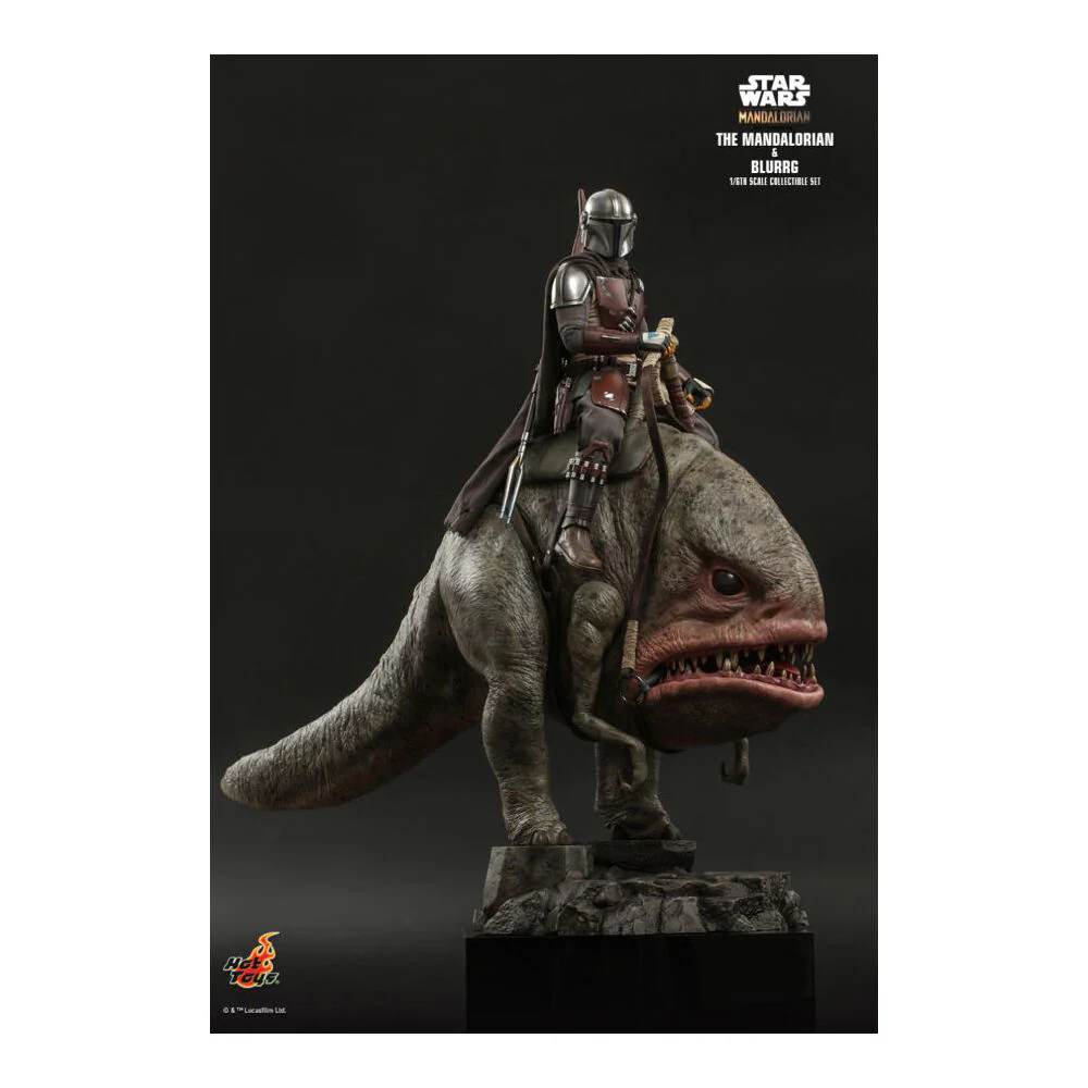 Star Wars The Mandalorian & Blurrg Collectable Action Figure Set - Image 5