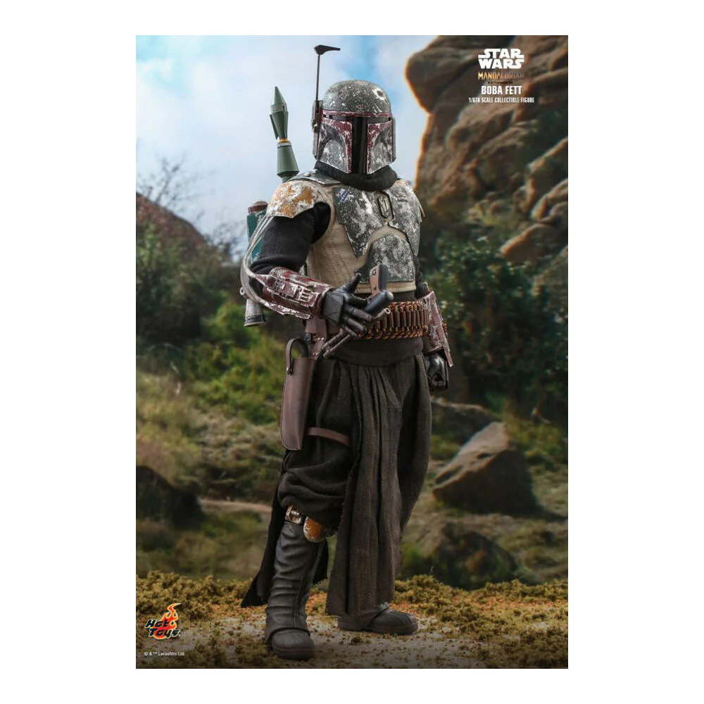 Star Wars The Mandalorian Boba Fett 1:6 Scale Collectable Action Figure - Image 2