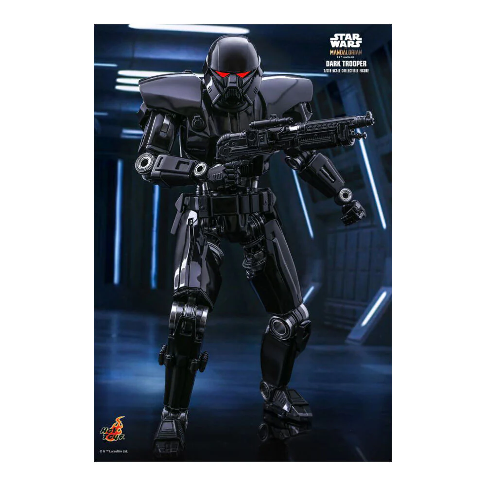 Star Wars The Mandalorian Dark Trooper 1:6 Scale Collectable Action Figure - Image 3