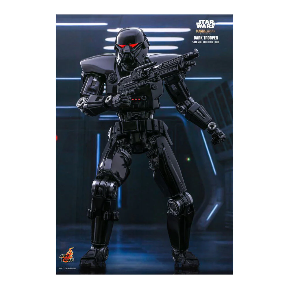 Star Wars The Mandalorian Dark Trooper 1:6 Scale Collectable Action Figure - Image 4