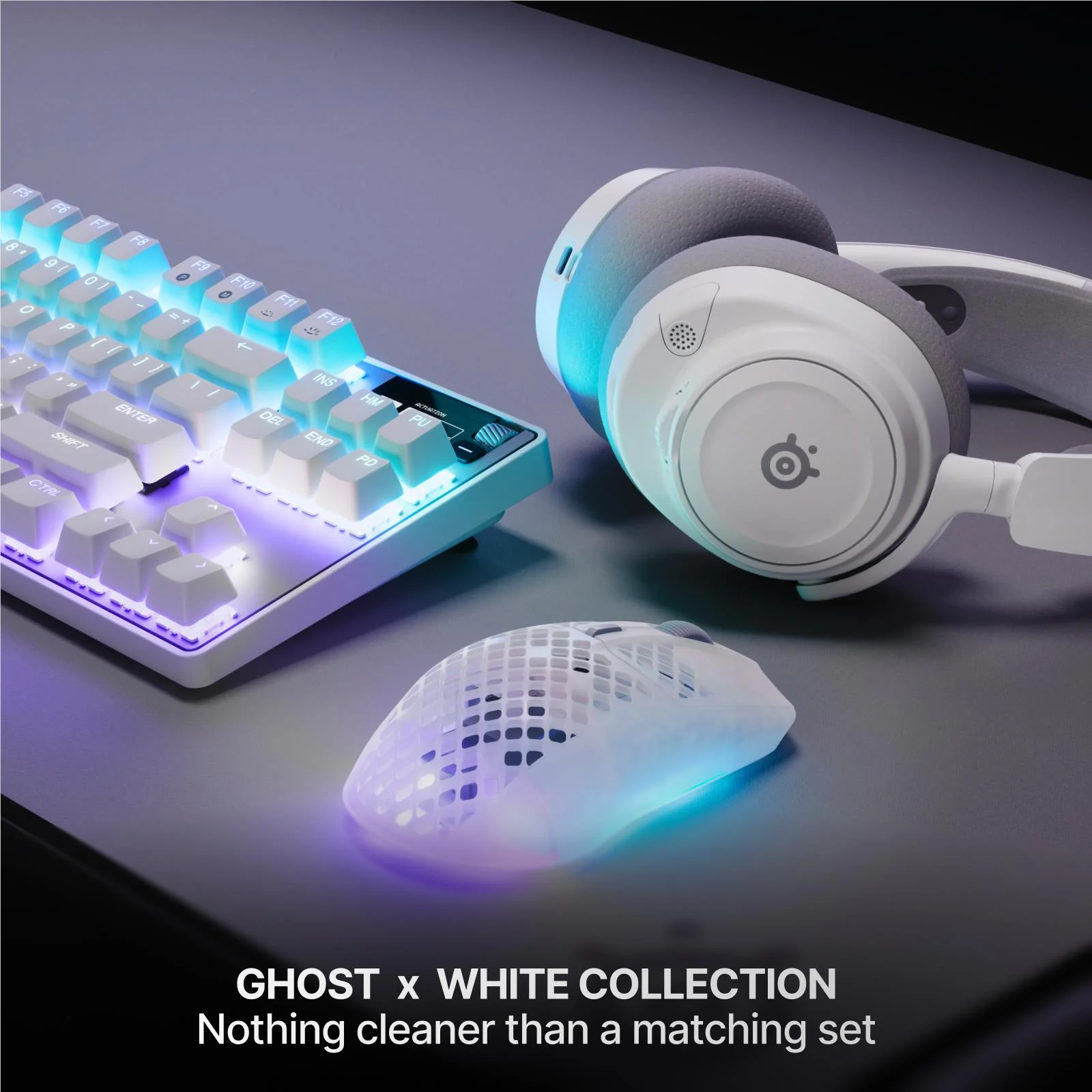 SteelSeries Aerox 3 Gen 2 Wireless Gaming Mouse Ghost - Image 8