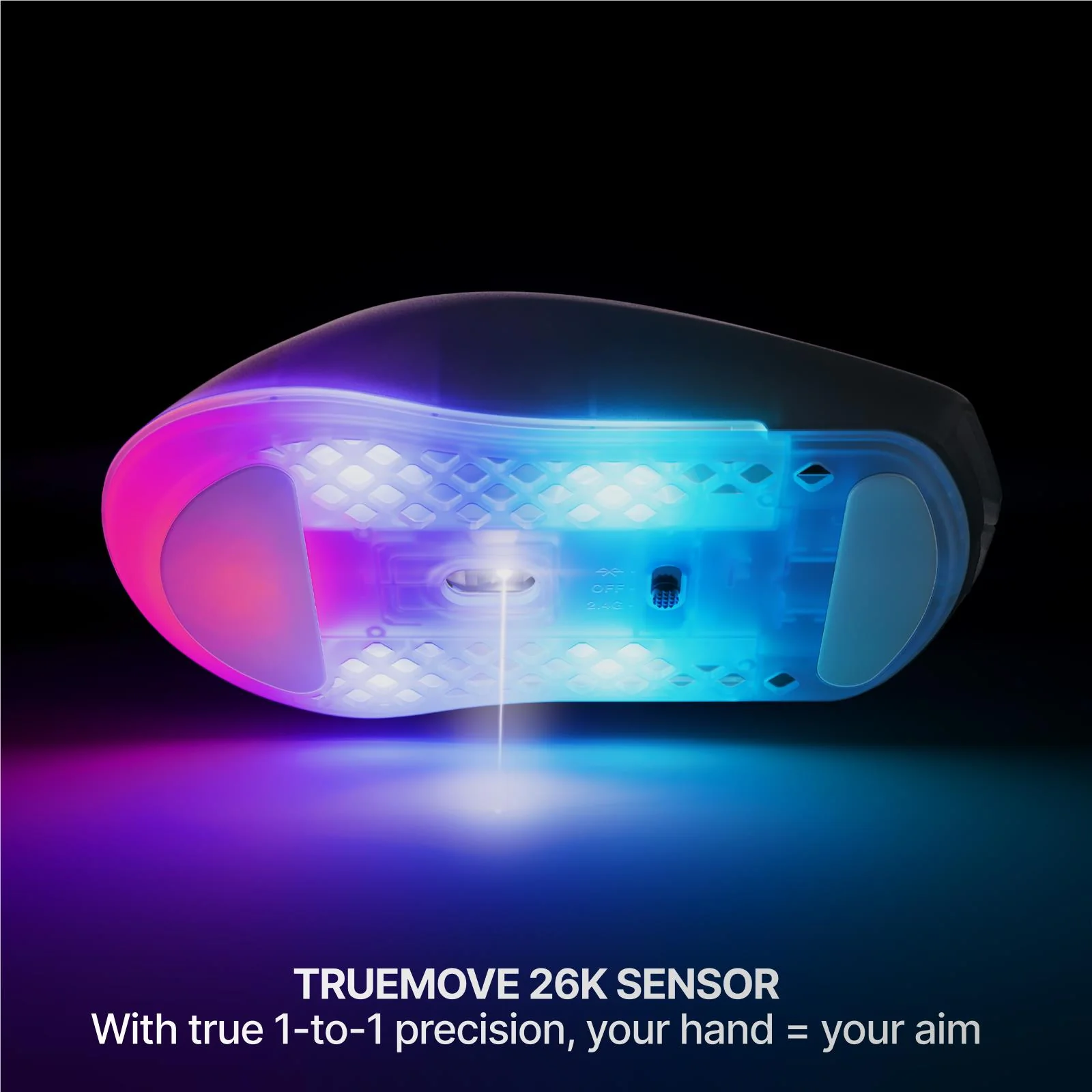 SteelSeries Aerox 3 Gen 2 Wireless Gaming Mouse Shadow - Image 5