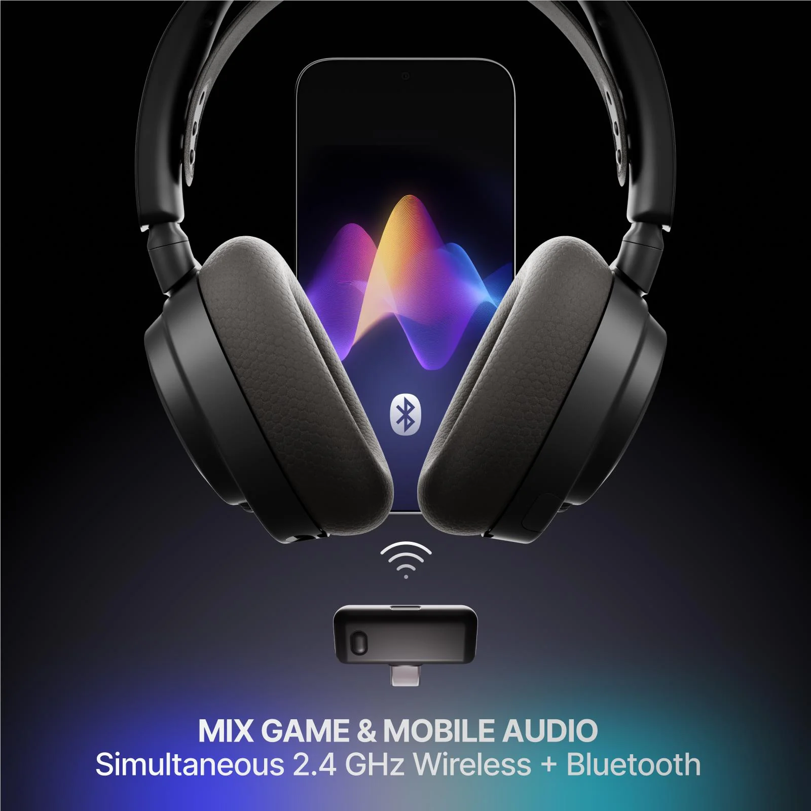 SteelSeries Arctis Nova 7 Gen 2 Wireless Gaming Headset (Black) - Image 4
