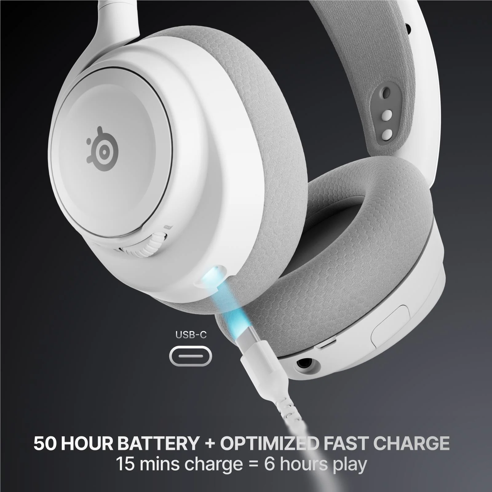 SteelSeries Arctis Nova 7P Gen 2 Wireless Gaming Headset (White) - Image 5