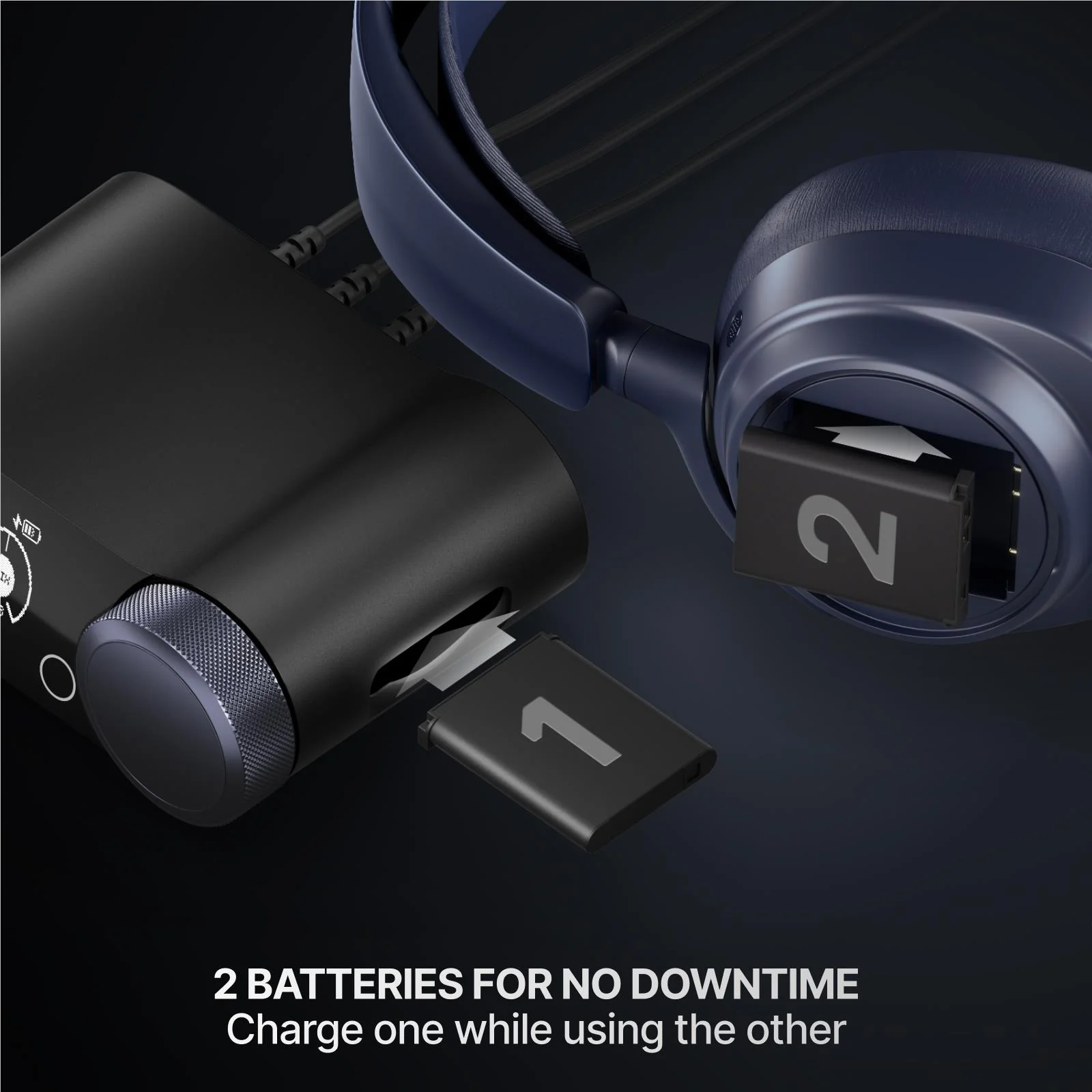 SteelSeries Arctis Nova Pro Omni Gaming Headset (Midnight Blue) - Image 6