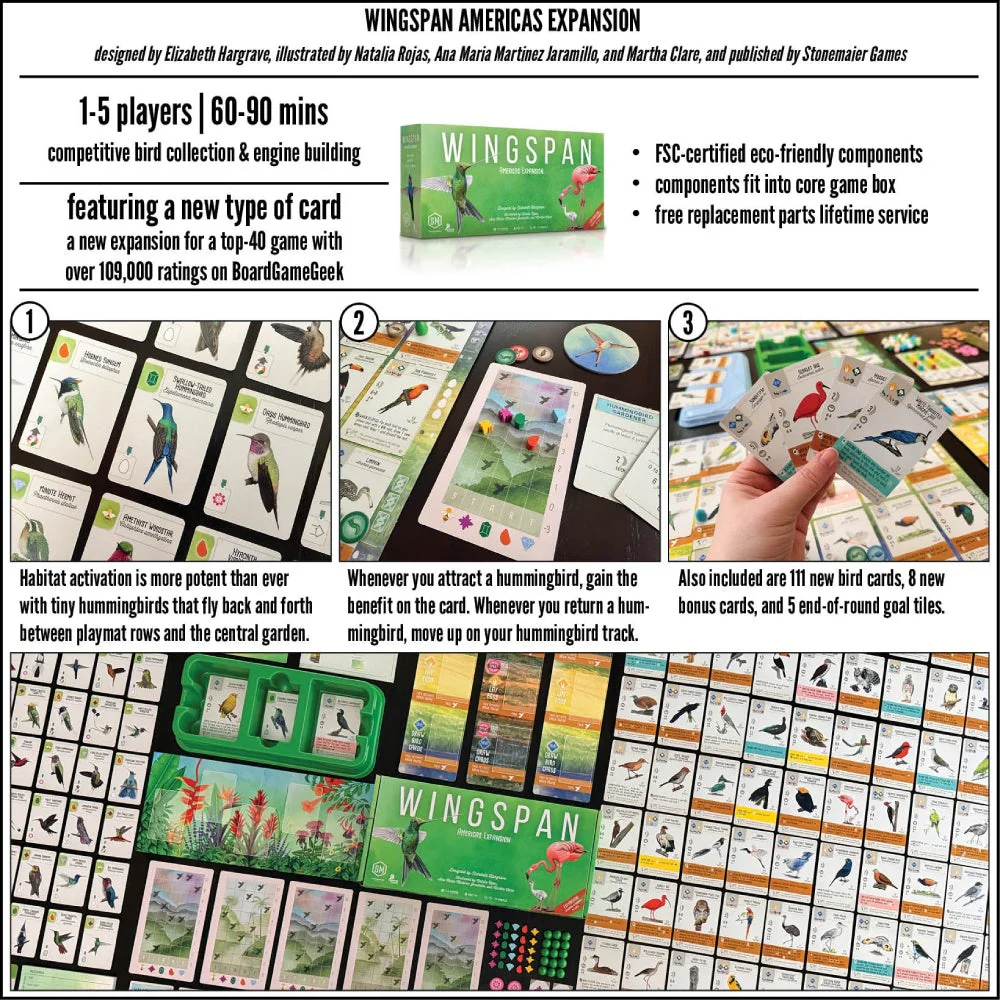 Stonemaier Games Wingspan: Americas Board Game - Image 3