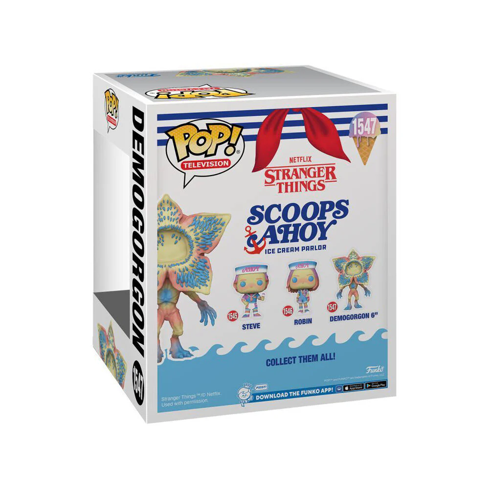 Stranger Things Demogorgon Scoops Ahoy Super Sized Pop Vinyl Figure 6" 3y+ - Image 3