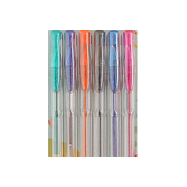 Studio Works Glitter Gel Pens Assorted 21x11.6x1.5cm [6-Pieces] - Image 2