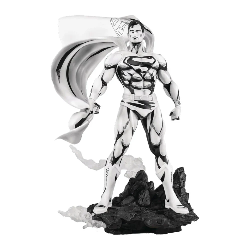 Superman John Byrne Black & White PVC 1:8 Scale Statue 12"