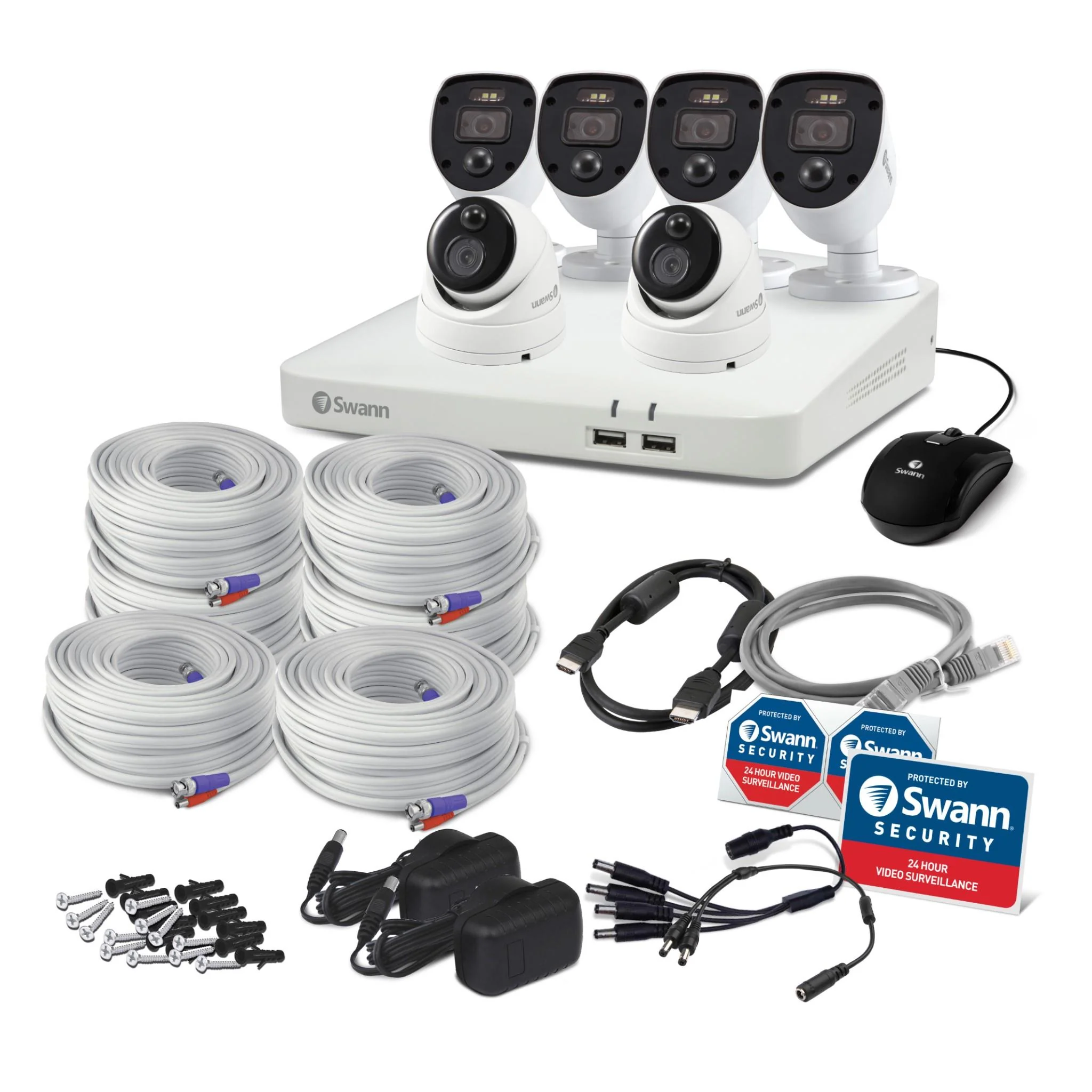 Swann Enforcer 1080p Full HD DVR Security System (8 Ch/6 Cameras) - Image 7