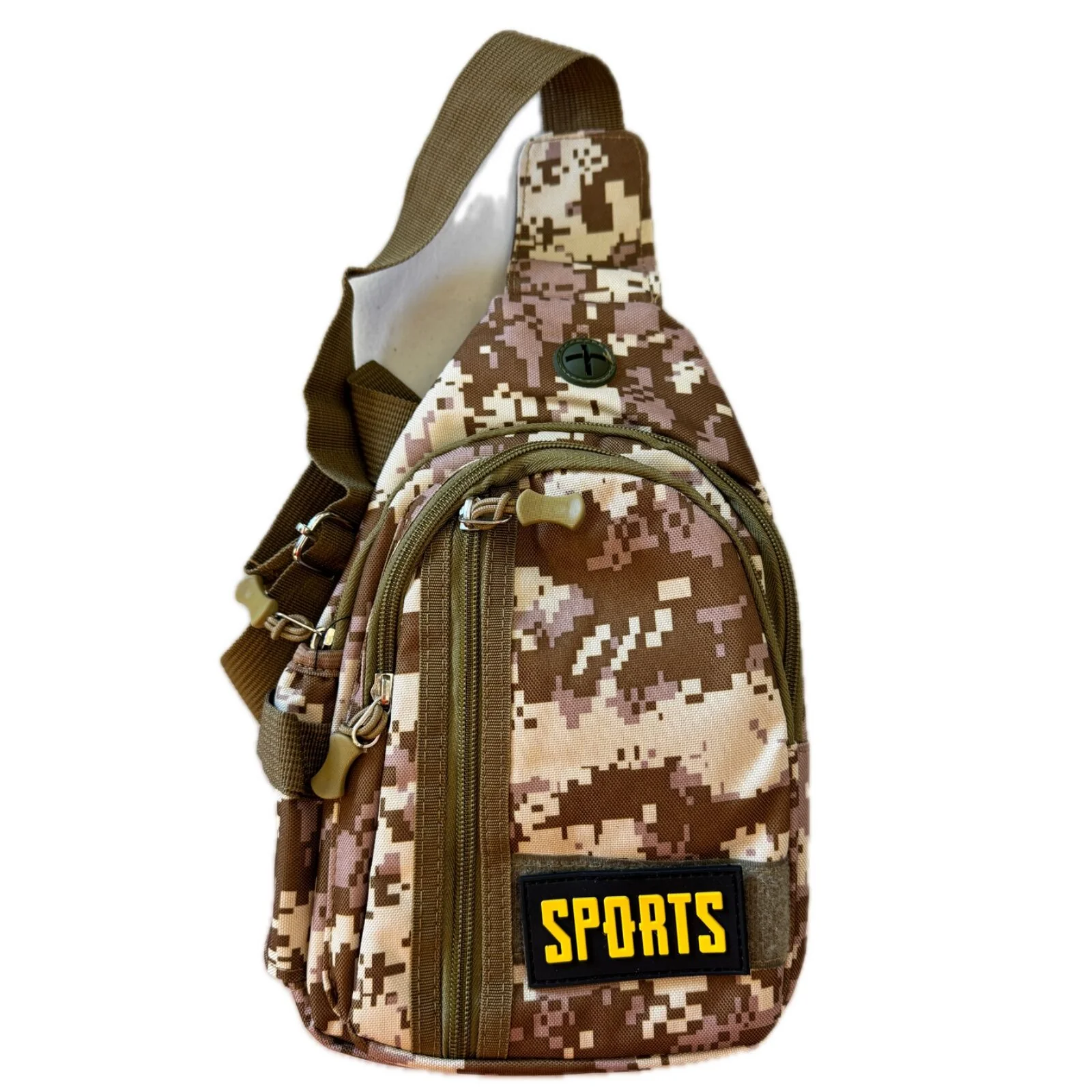 Tactical Camo Crossbody Bag Chest Shoulder Sling Rucksack Army Camouflage - Image 2