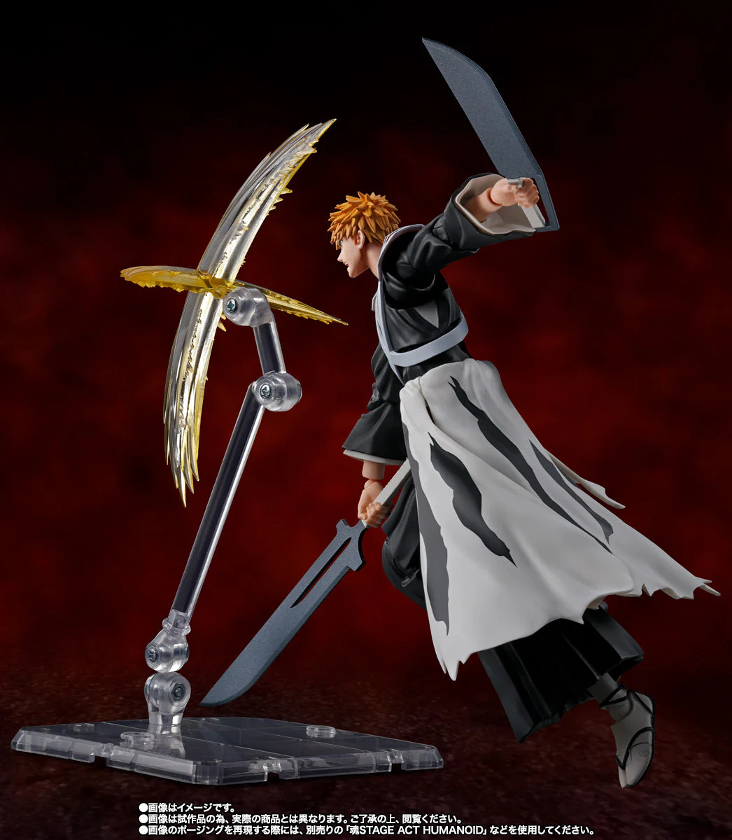 Tamashii Nations S.H.Figuarts Ichigo Kurosaki (Dualzangetsu) - Image 4