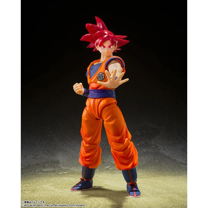 Tamashii Nations S.H.Figuarts Super Saiyan God Son Goku - Image 2