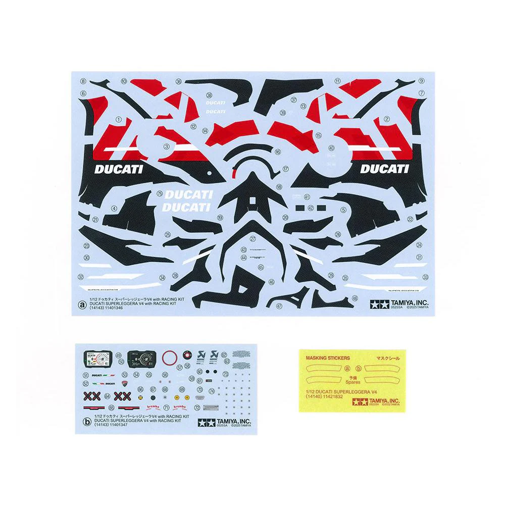 Tamiya 1/12 Ducati Superleggera V4 with Racing Kit - Image 4