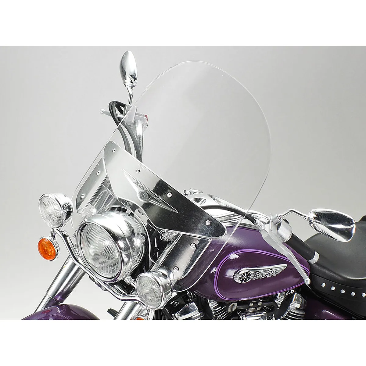 Tamiya 1/12 Yamaha XV1600 Road Star Customer Motorcycle Scaled Plastic Model Kit - Image 4