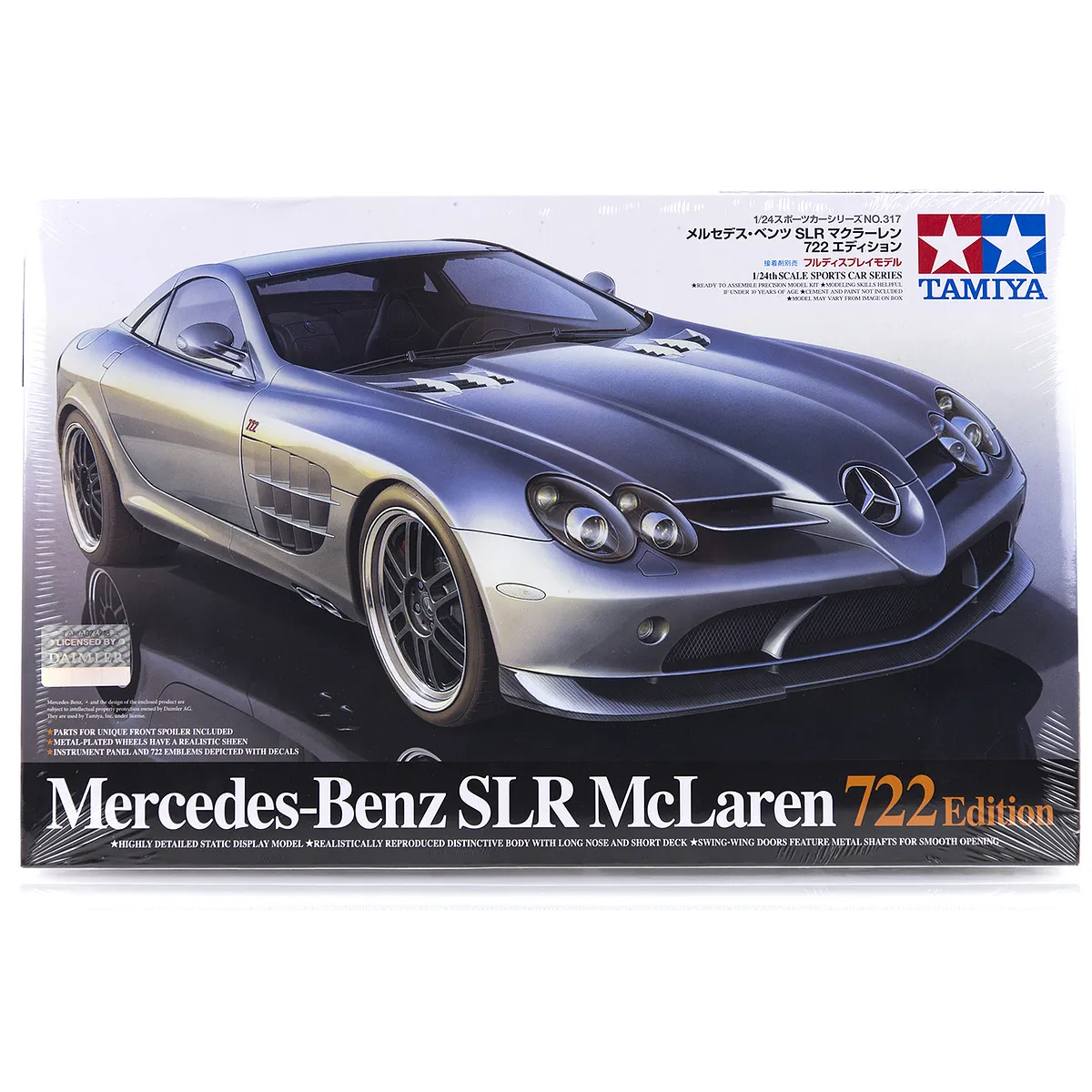 Tamiya 1/24 Mercedes-Benz SLR McLaren 722 Edition Scaled Plastic Model Kit