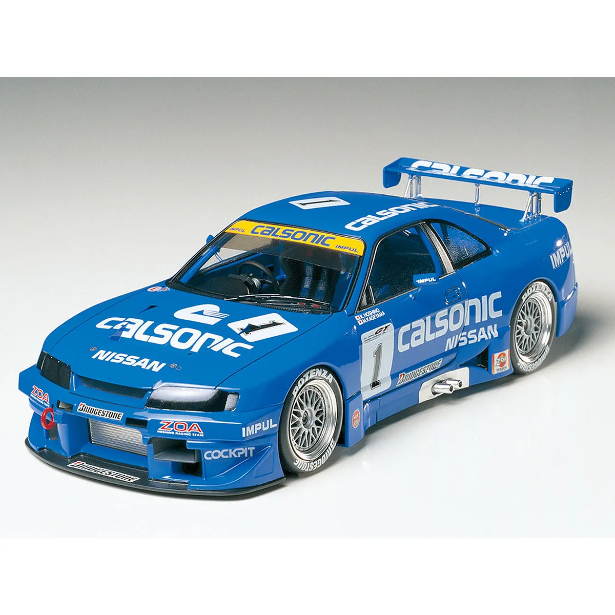 Tamiya 1/24 Nissan Calsonic Skyline R33 GT-R Scaled Plastic Model Kit - Image 2