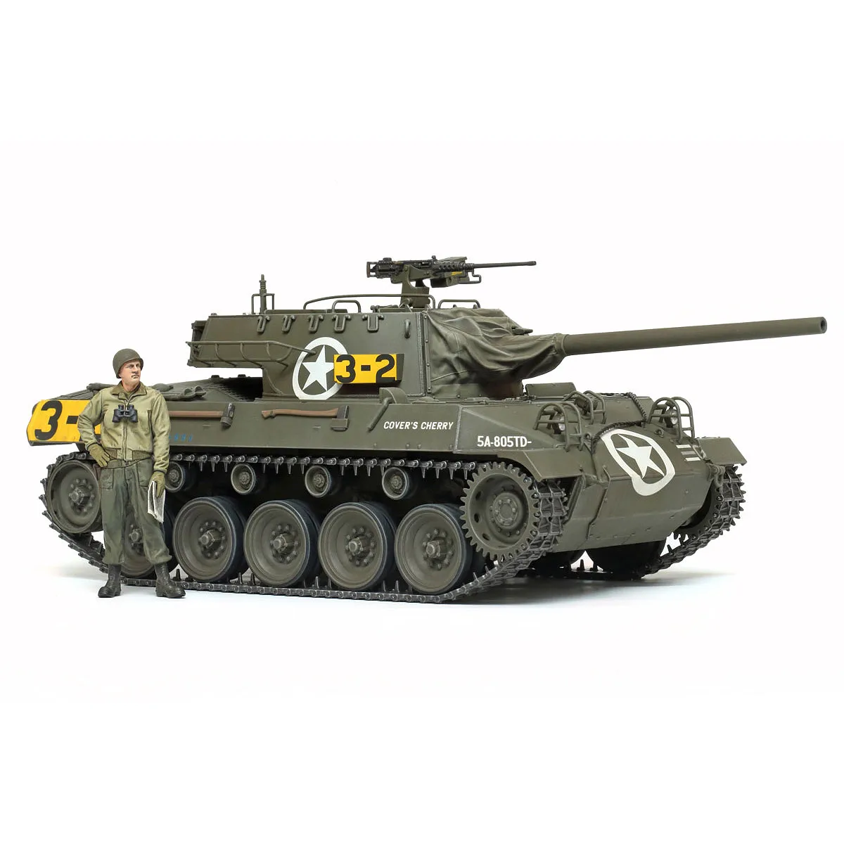 Tamiya 1/35 American Tank Destroyer M18 Hellcat Scaled Plastic Model Kit - Image 2