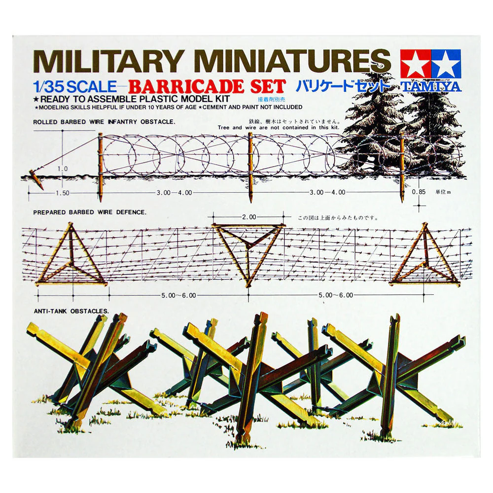 Tamiya 1/35 Barricade Set - Image 2