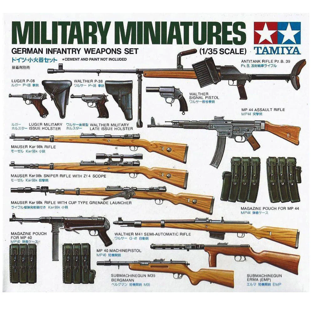 Tamiya 1/35 German Infantry Weapons Set - Image 3