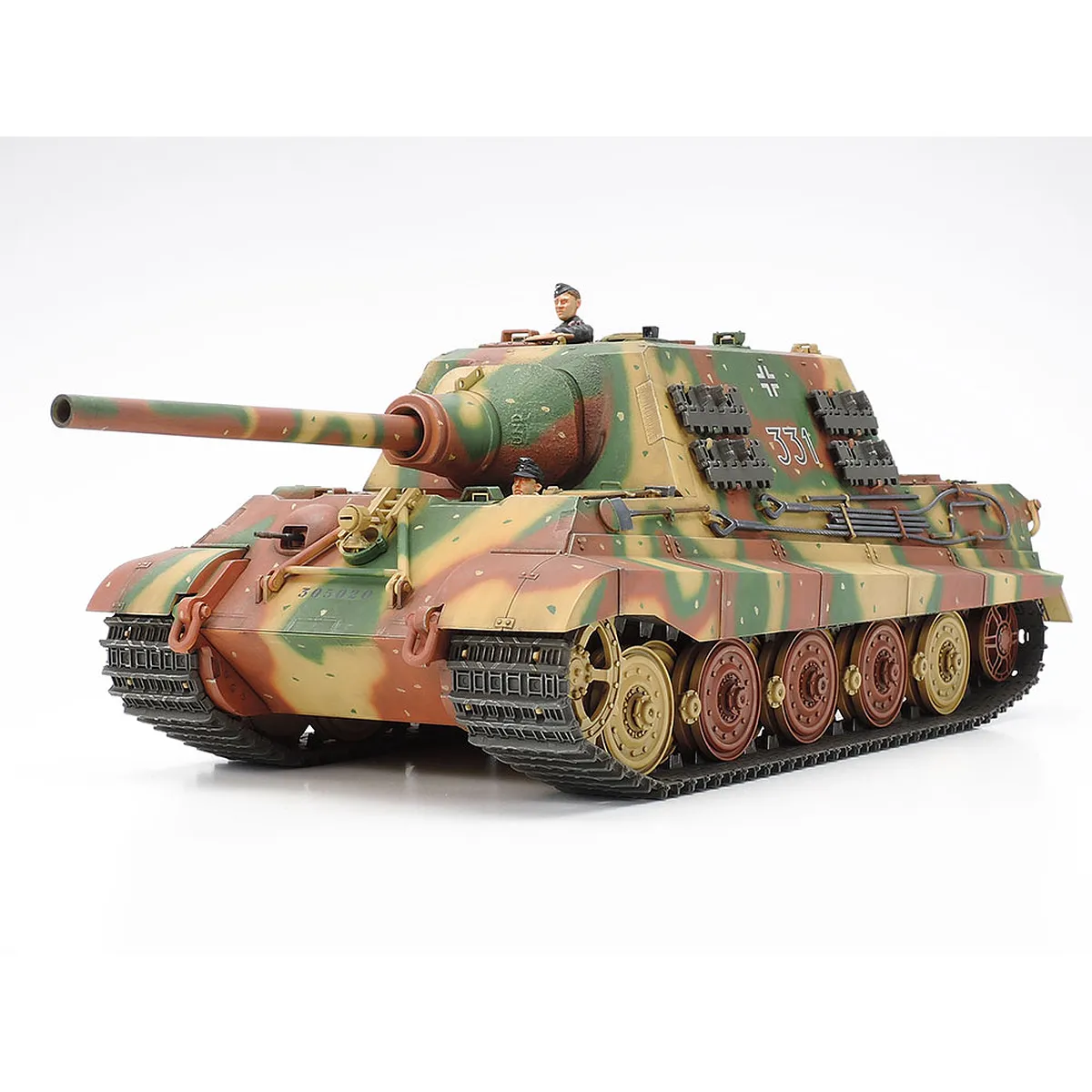 Tamiya 1/35 German Panzerjager Jagdtiger (Sk.Kfz.186) Fruhe Production Tank Scaled Plastic Model Kit - Image 2