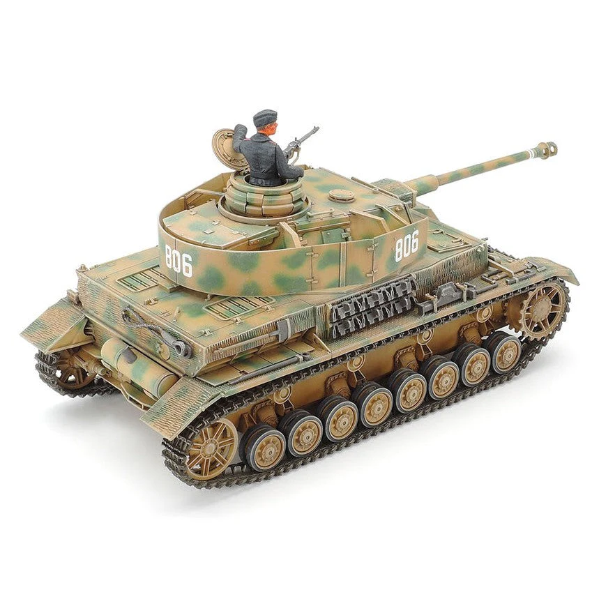 Tamiya 1/35 German Panzerkampfwagen IV Ausf.J (Sd.Kfz.161/2) Tank Scaled Plastic Model Kit - Image 4