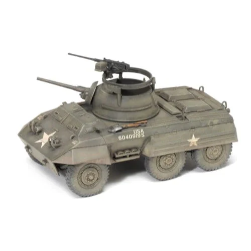 Tamiya 1/35 U.S. M8 Greyhound Light Armoured Car Scaled Plastic Model Kit - Image 3