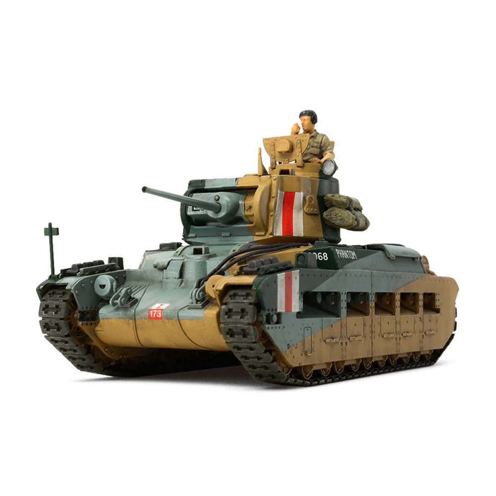 Tamiya 1/48 British Matilda Mk. III/IV Infantry Tank Scaled Plastic Model Kit - Image 2