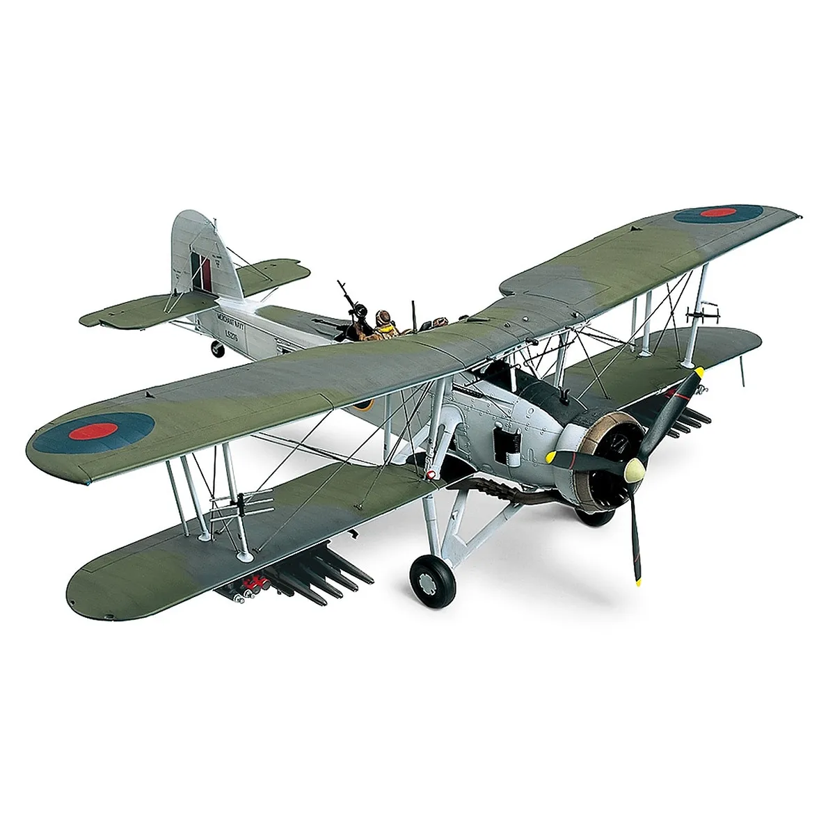 Tamiya 1/48 Fairey Swordfish Mk.II Fighter Scaled Plastic Model Kit - Image 2