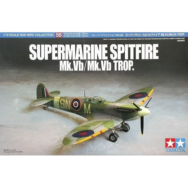 Tamiya 172 Supermarine Spitfire Mk.Vb/ Mk.Vb Trop - Image 2