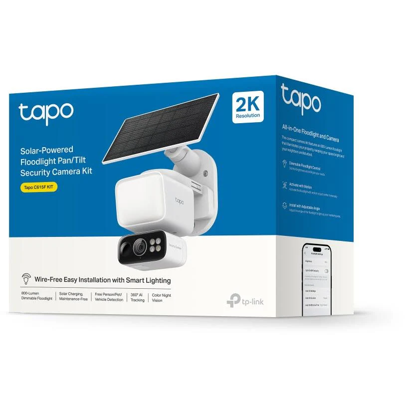 Tapo 2K Solar-Powered Floodlight Pan/Tilt Security Camera Kit - Image 15