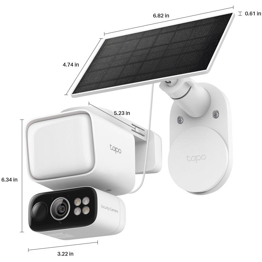 Tapo 2K Solar-Powered Floodlight Pan/Tilt Security Camera Kit - Image 2