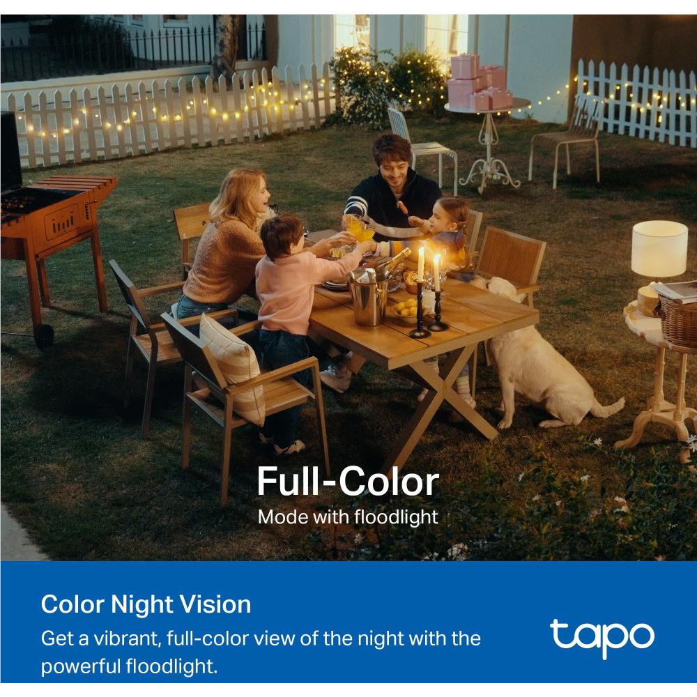 Tapo 2K Solar-Powered Floodlight Pan/Tilt Security Camera Kit - Image 5