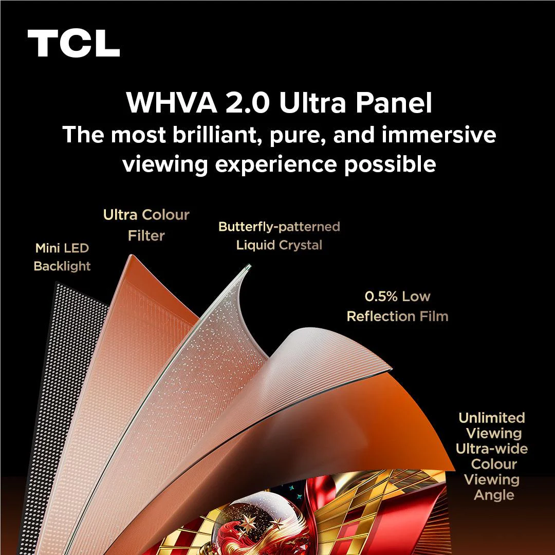 TCL 75" C8L Premium SQD-Mini LED 4K UHD Google TV with Gemini [2026] - Image 10