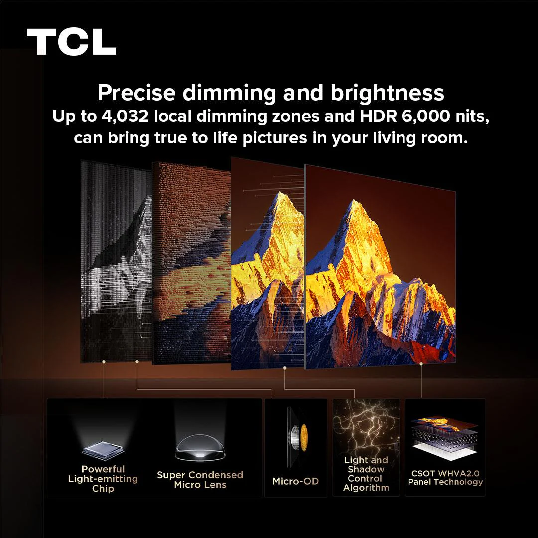 TCL 85" C8L Premium SQD-Mini LED 4K UHD Google TV with Gemini [2026] - Image 6