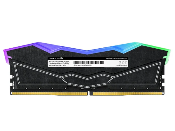 Team 32GB (2x16GB) FF3D532G6400HC40BDC01 T-Force Delta RGB CL40 6400MHz DDR5 RAM - Image 5