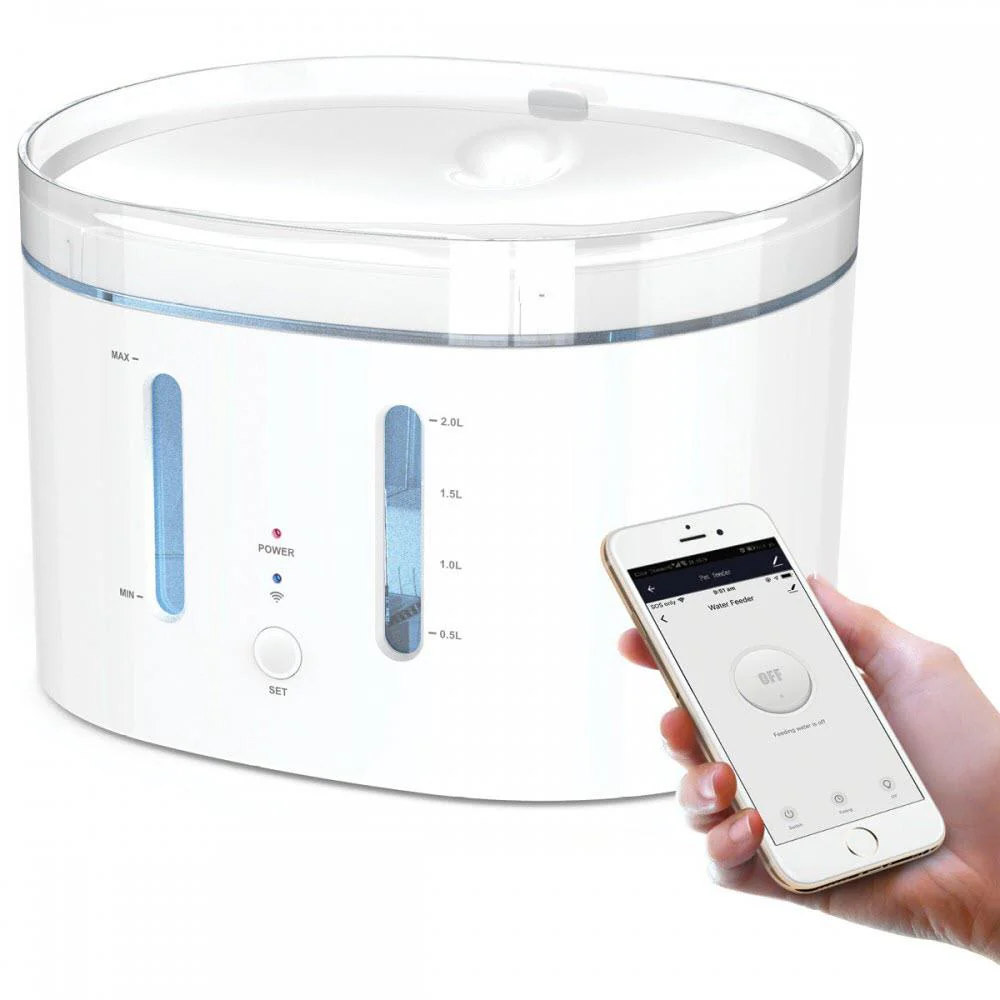 Tech 4 Pets Smart 2L Water Fountain with UV Light - Image 2