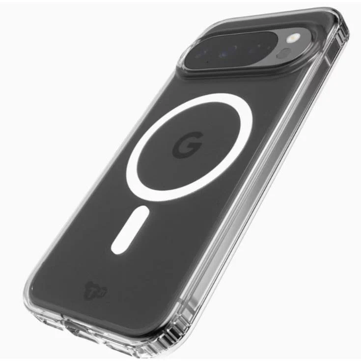 Tech21 EvoClear Case with Magnet for Pixel 10/10 Pro (Clear) - Image 3