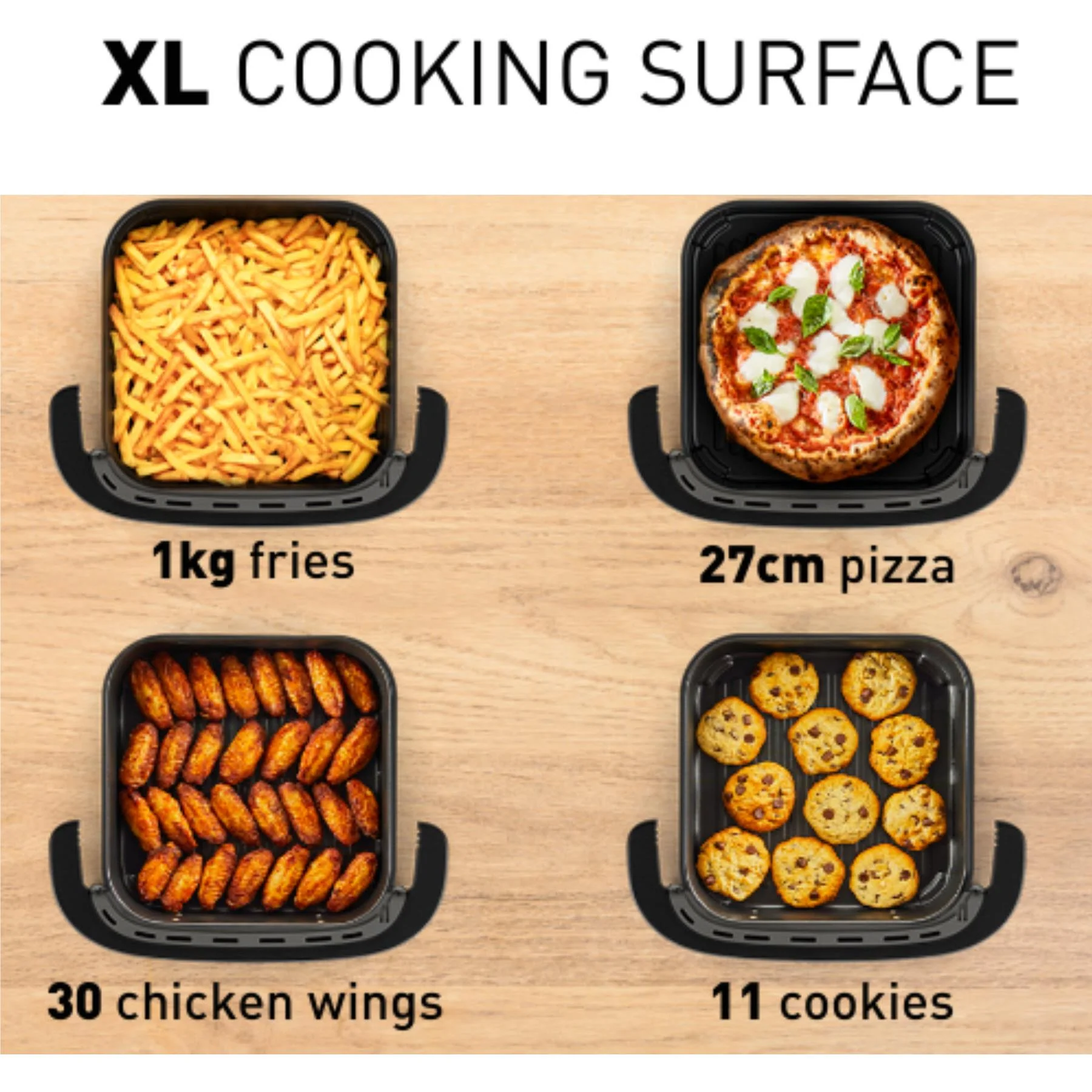 Tefal 4L Easy Fry & Pizza Air Fryer - Image 4