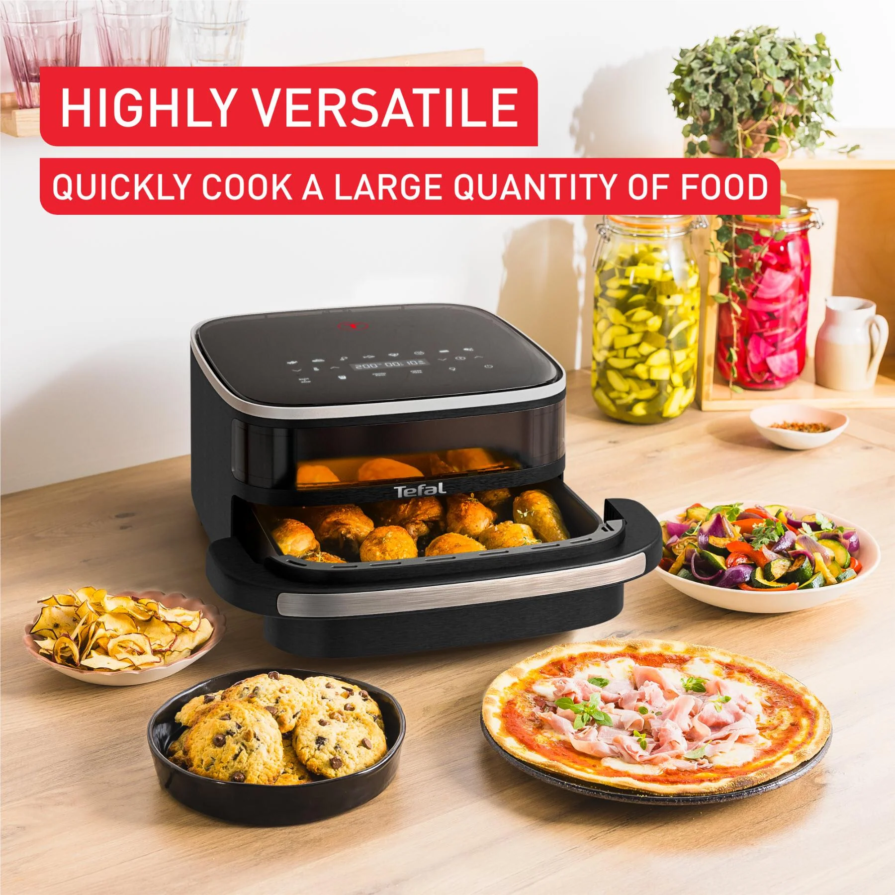 Tefal 4L Easy Fry & Pizza Air Fryer - Image 7