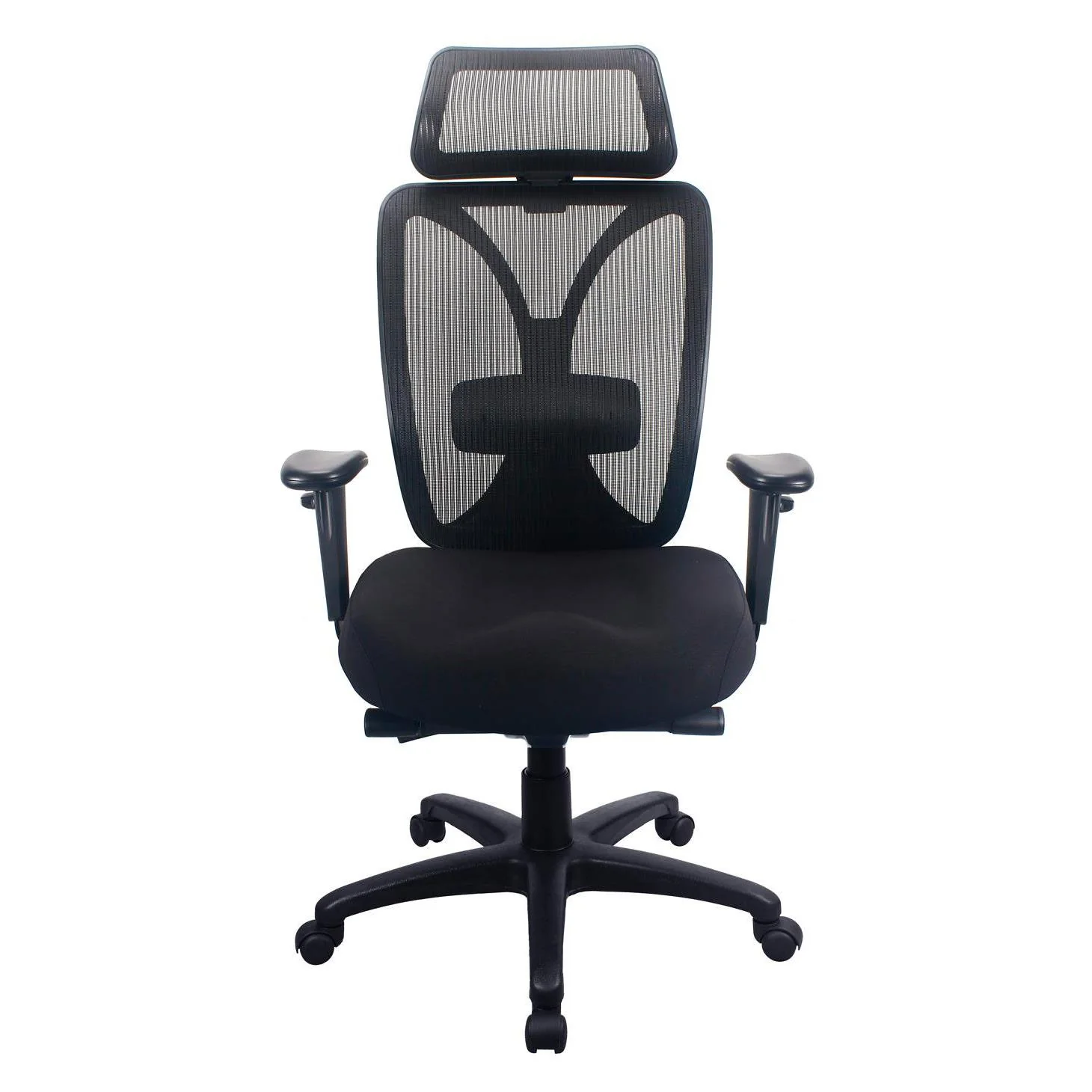 TEMPUR TP6450 Mesh Back Fabric Office Chair (Black)