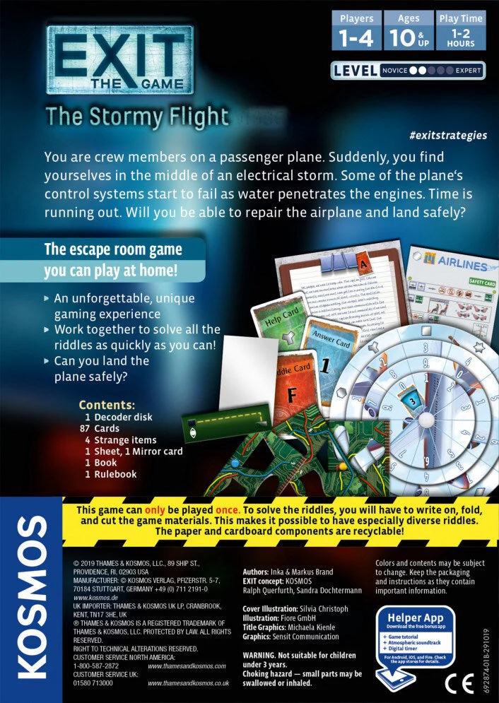 Thames & Kosmos Exit the Game: The Stormy Flight - Image 4