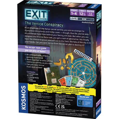 Thames & Kosmos Exit the Game Venice Conspiracy - Image 4